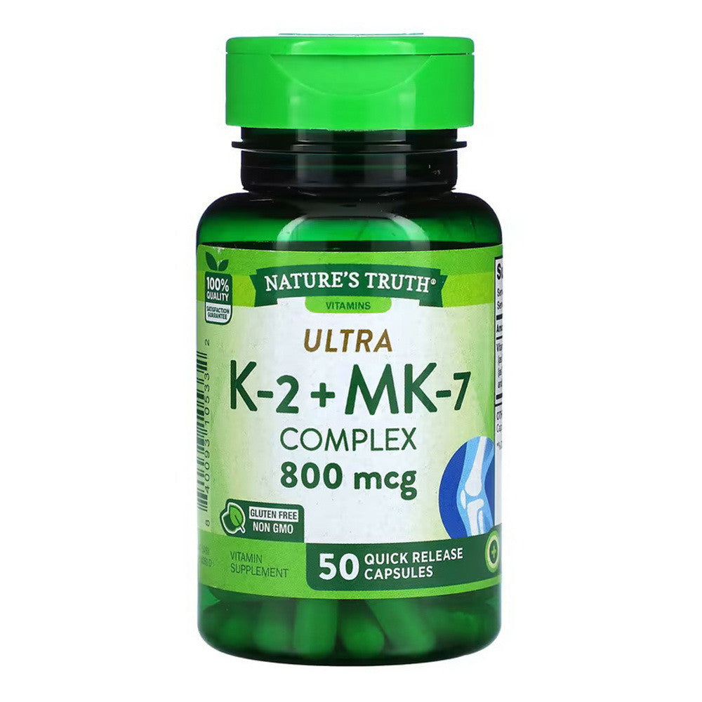 Nature's Truth Ultra Vitamin K-2 100 mcg, 50 Each